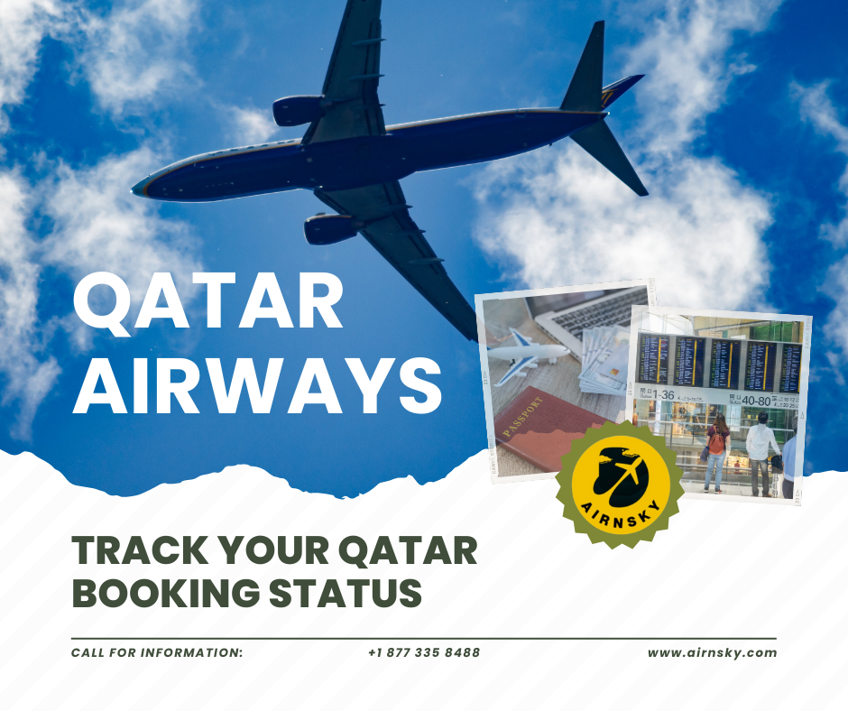 Qatar booking status | Airnsky | +1-877-335-8488